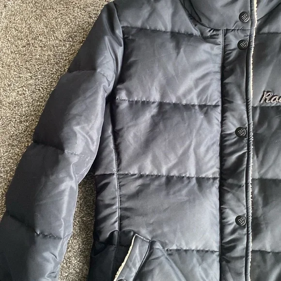 RocaWear *Vintage Y2K* Duck Down / Feather Black Puffer Jacket, Women’s L